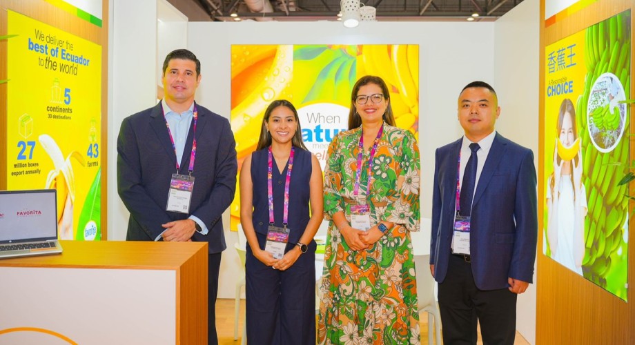 Favorita dijo “presente” en la feria Asia Fruit Logistica 2024